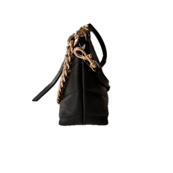 NEW Rebecca Minkoff Edie Crossbody Shoulder Bag Black Quilted Leather - Picture 5 of 9